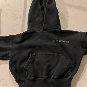 Essentials Kids Hoodie in Black